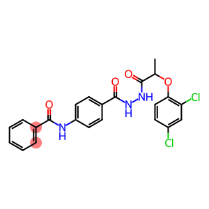 N-[4-({2-[2-(2,4-dichlorophenoxy)propanoyl]hydrazino}carbonyl)phenyl]benzamide