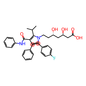 (βR,δS)-2-(4-Fluorophenyl)-β,δ-dihydroxy-5-(1-methylethyl)-3-phenyl-4-[(phenylamino)carbonyl]-1H-pyrrole-1-heptanoic Acid