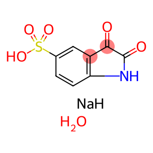 2,3-Dioxo-5-indolinesulfonic  acid  sodium  salt