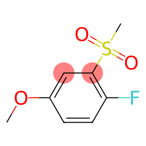 Benzene, 1-fluoro-4-methoxy-2-(methylsulfonyl)-