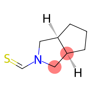 Cyclopenta[c]pyrrole-2(1H)-carbothioaldehyde, hexahydro-, cis- (9CI)