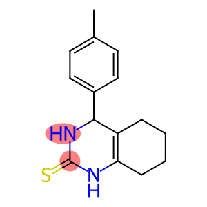 2(1H)-Quinazolinethione, 3,4,5,6,7,8-hexahydro-4-(4-methylphenyl)-