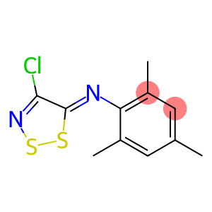 Benzenamine, N-(4-chloro-5H-1,2,3-dithiazol-5-ylidene)-2,4,6-trimethyl-