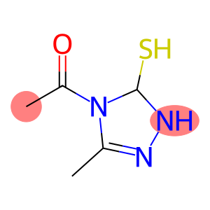 Ethanone, 1-(1,5-dihydro-5-mercapto-3-methyl-4H-1,2,4-triazol-4-yl)-