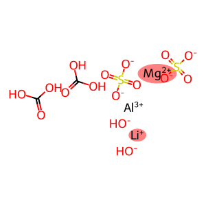 Aluminum lithium magnesium carbonate hydroxide sulfate