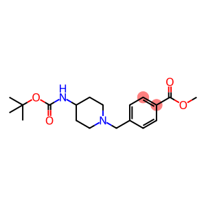 Benzoic acid, 4-[[4-[[(1,1-dimethylethoxy)carbonyl]amino]-1-piperidinyl]methyl]-, methyl ester
