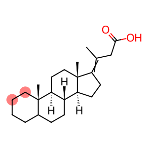 24-Norchol-17(20)-enoic acid (8CI,9CI)