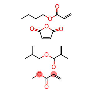 2-Propenoic acid, 2-methyl-, 2-methylpropyl ester, polymer with butyl 2-propenoate, 2,5-furandione and methyl 2-propenoate