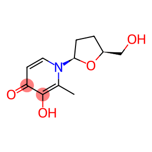 4(1H)-Pyridinone, 3-hydroxy-2-methyl-1-[(2R,5S)-tetrahydro-5-(hydroxymethyl)-2-furanyl]- (9CI)