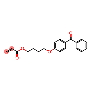 2-Propenoic acid, 4-(4-benzoylphenoxy)butyl ester