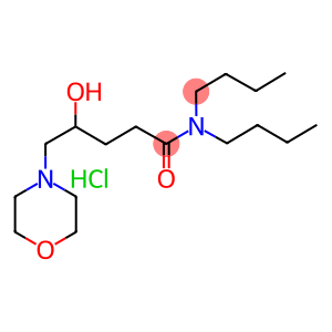 N,N-Dibutyl-gamma-hydroxy-4-morpholinepentanamide monohydrochloride