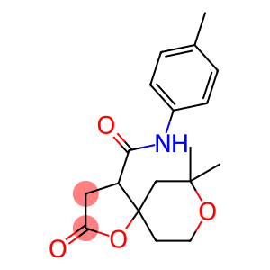 7,7-DIMETHYL-N-(4-METHYLPHENYL)-2-OXO-1,8-DIOXASPIRO[4.5]DECANE-4-CARBOXAMIDE