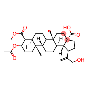 Lup-20(29)-ene-23,28-dioic acid, 3-(acetyloxy)-30-hydroxy-, (3α,4α)- (9CI)