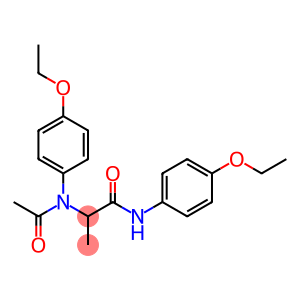 p-Propionophenetidide, 2-[N-(p-ethoxyphenyl)acetamido]- (7CI, 8CI)