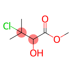 Butanoic  acid,  3-chloro-2-hydroxy-3-methyl-,  methyl  ester