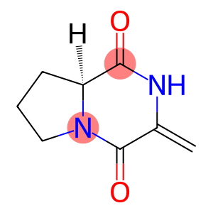 Pyrrolo[1,2-a]pyrazine-1,4-dione, hexahydro-3-methylene-, (S)- (9CI)