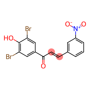 2-Propen-1-one, 1-(3,5-dibromo-4-hydroxyphenyl)-3-(3-nitrophenyl)-