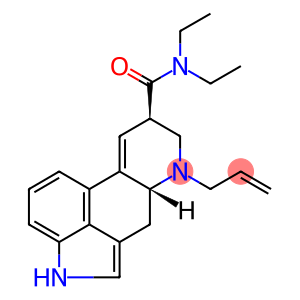 Ergoline-8-carboxamide, 9,10-didehydro-N,N-diethyl-6-(2-propen-1-yl)-, (8β)-