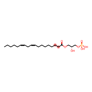 9,12-Octadecadienoic acid (9Z,12Z)-, (2R)-2-hydroxy-3-(phosphonooxy)propyl ester