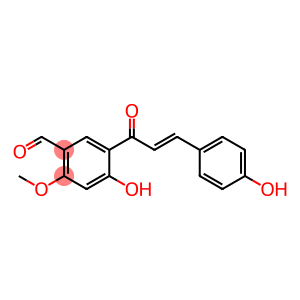 4-Hydroxy-5-[(E)-3-(4-hydroxyphenyl)-1-oxo-2-propenyl]-2-methoxybenzaldehyde