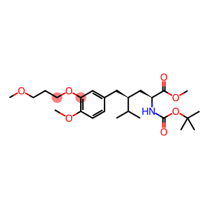 Benzenepentanoic acid, α-[[(1,1-dimethylethoxy)carbonyl]amino]-4-methoxy-3-(3-methoxypropoxy)-γ-(1-methylethyl)-, methyl ester, (αS,γS)-