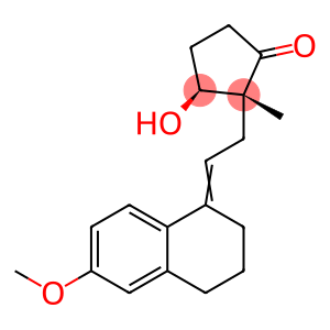 3-Hydroxy-2-[(2E)-2-(6-methoxy-3,4-dihydronaphthalen-1(2H)-ylidene)ethyl]-2-methylcyclopentanone