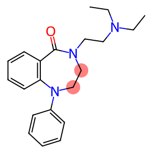 1,2,3,4-Tetrahydro-4-(2-diethylaminoethyl)-1-phenyl-5H-1,4-benzodiazepin-5-one