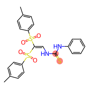 Thiourea, N-[2,2-bis[(4-methylphenyl)sulfonyl]ethenyl]-N'-phenyl-