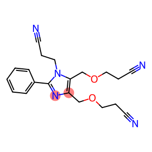 4,5-bis[(2-cyanoethoxy)methyl]-2-phenyl-1H-Imidazole-1-propanenitrile