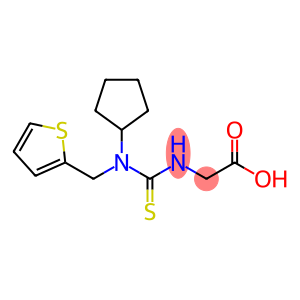 ({[cyclopentyl(thien-2-ylmethyl)amino]carbonothioyl}amino)acetic acid