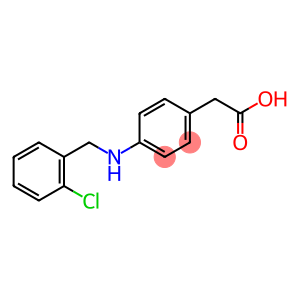 Benzeneacetic acid, 4-[[(2-chlorophenyl)methyl]amino]-