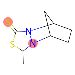 5,8-Methano-1H,3H-[1,3,4]thiadiazolo[3,4-a]pyridazine-1-thione,tetrahydro-3-methyl-,(1-alpha-,3-bta-,5-alpha-,8-alpha-)-(9CI)