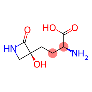 (2S)-2-Amino-4-[(3S)-3-hydroxy-2-oxo-3-azetidinyl]butanoic acid