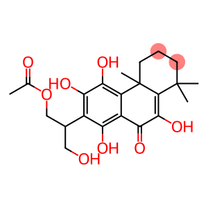 7-[2-Acetoxy-1-(hydroxymethyl)ethyl]-2,3,4,4a-tetrahydro-5,6,8,10-tetrahydroxy-1,1,4a-trimethylphenanthren-9(1H)-one