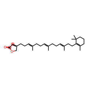 4-[(3E,7E,11E)-4,8,12-Trimethyl-14-(2,6,6-trimethyl-1-cyclohexen-1-yl)tetradeca-3,7,11-trienyl]furan-2(5H)-one