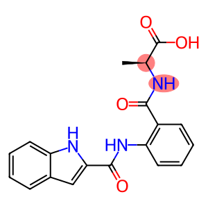 Alanine, N-[2-[(1H-indol-2-ylcarbonyl)amino]benzoyl]-