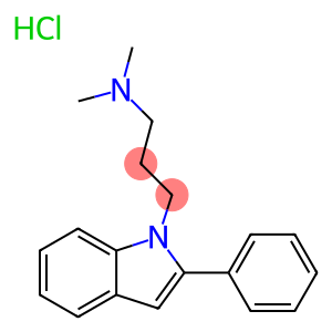 N,N-dimethyl-3-(2-phenylindol-1-yl)propan-1-amine hydrochloride