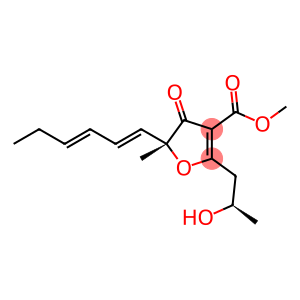 (+)-2-(1,3-Hexadienyl)-4-(3-hydroxy-1-oxobutyl)-5-methoxy-2-methylfuran-3(2H)-one