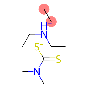 Carbamodithioic acid, dimethyl-, compd. with N,N-diethylethanamine