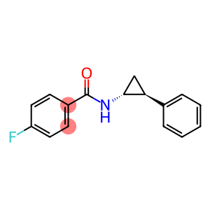 Benzamide, 4-fluoro-N-[(1R,2S)-2-phenylcyclopropyl]-, rel- (9CI)