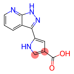 5-(1H-吡唑并[3,4-B]吡啶-3-基)-1H-吡咯-3-羧酸