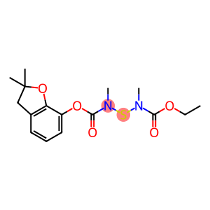 2,3-Dihydro-2,2-dimethyl-7-[N-(N-methyl-N-ethoxycarbonylaminothio)-N-methylcarbamoyloxy]benzofuran