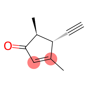 2-Cyclopenten-1-one, 4-ethynyl-3,5-dimethyl-, trans- (9CI)