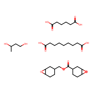 Nonanedioic acid, polymer with 1,3-butanediol, hexanedioic acid and 7-oxabicyclo[4.1.0]hept-3-ylmethyl 7-oxabicyclo[4.1.0]heptane-3-carboxylate