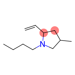 Pyrrolidine, 1-butyl-2-ethenyl-4-methyl- (9CI)