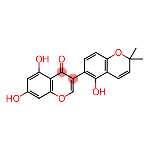 5,7-dihydroxy-3-(5-hydroxy-2,2-dimethylchromen-6-yl)chromen-4-one