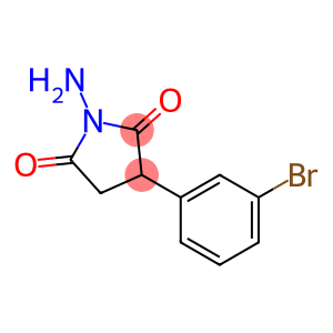 2,5-Pyrrolidinedione, 1-amino-3-(3-bromophenyl)-