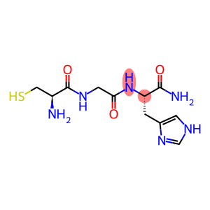 L-Histidinamide, L-cysteinylglycyl- (9CI)