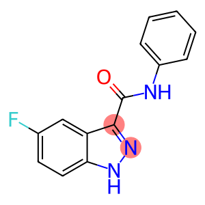 1H-Indazole-3-carboxamide, 5-fluoro-N-phenyl-