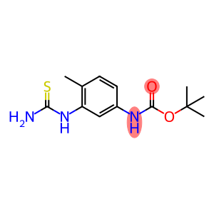 tert-butyl (4-methyl-3-thioureidophenyl)carbamate